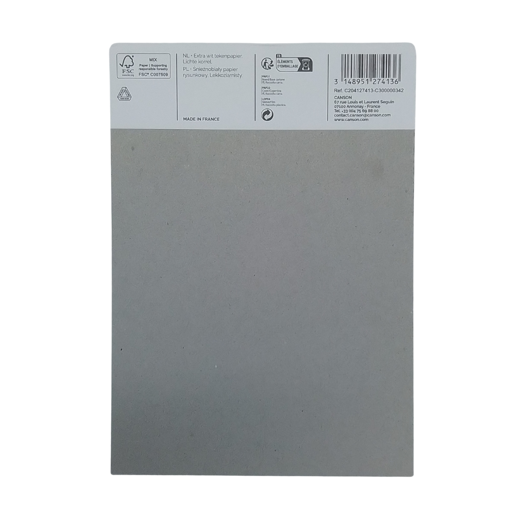 CANSON - BLOCCO 1557 CARTA DA DISEGNO 180GR A5
