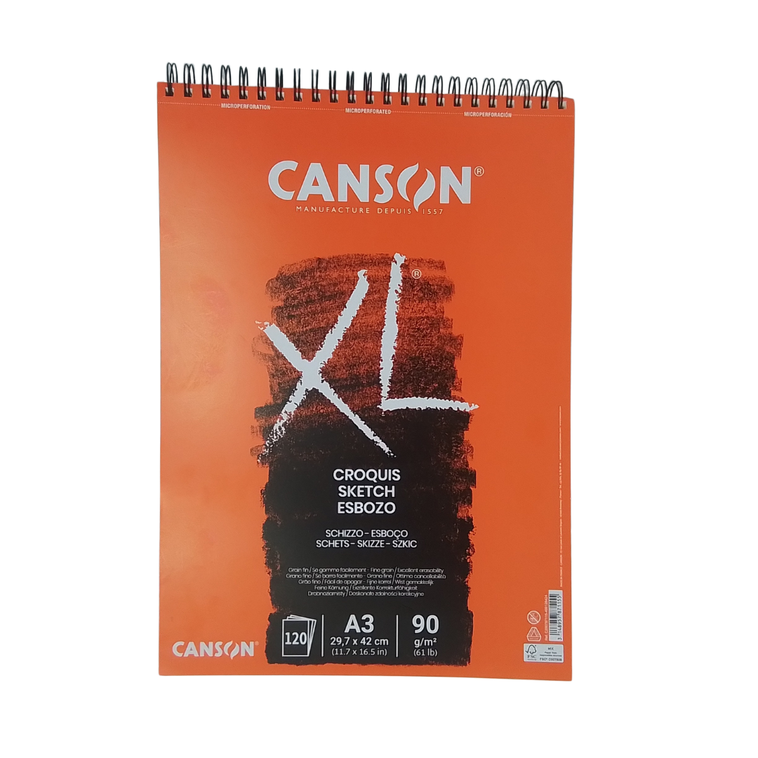 CANSON - BLOCCO XL MICROPERFORATO 90GR A3 SPIRALE LC