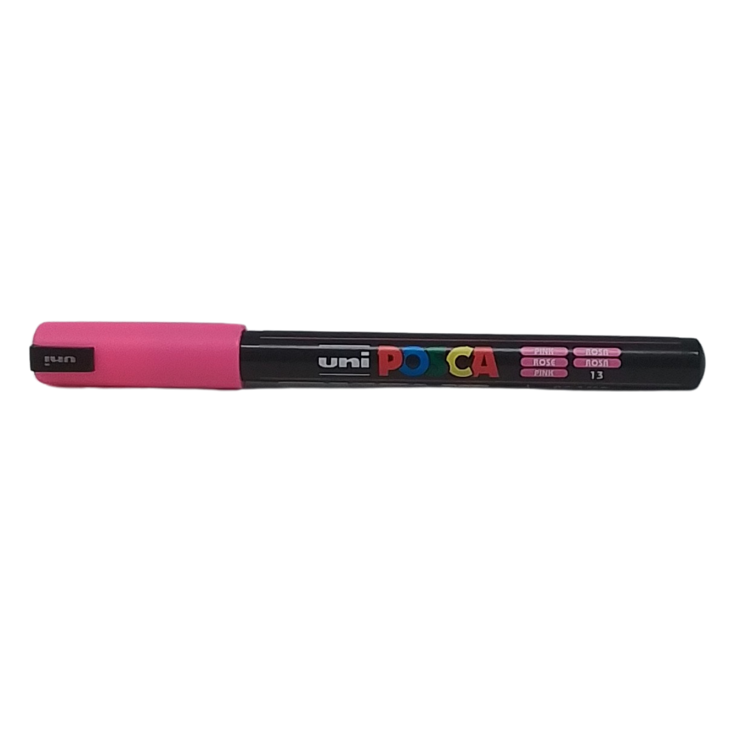 UNI - POSCA PENNARELLO A VERNICE PC-1MR (PUNTA 0.7) 13 ROSA