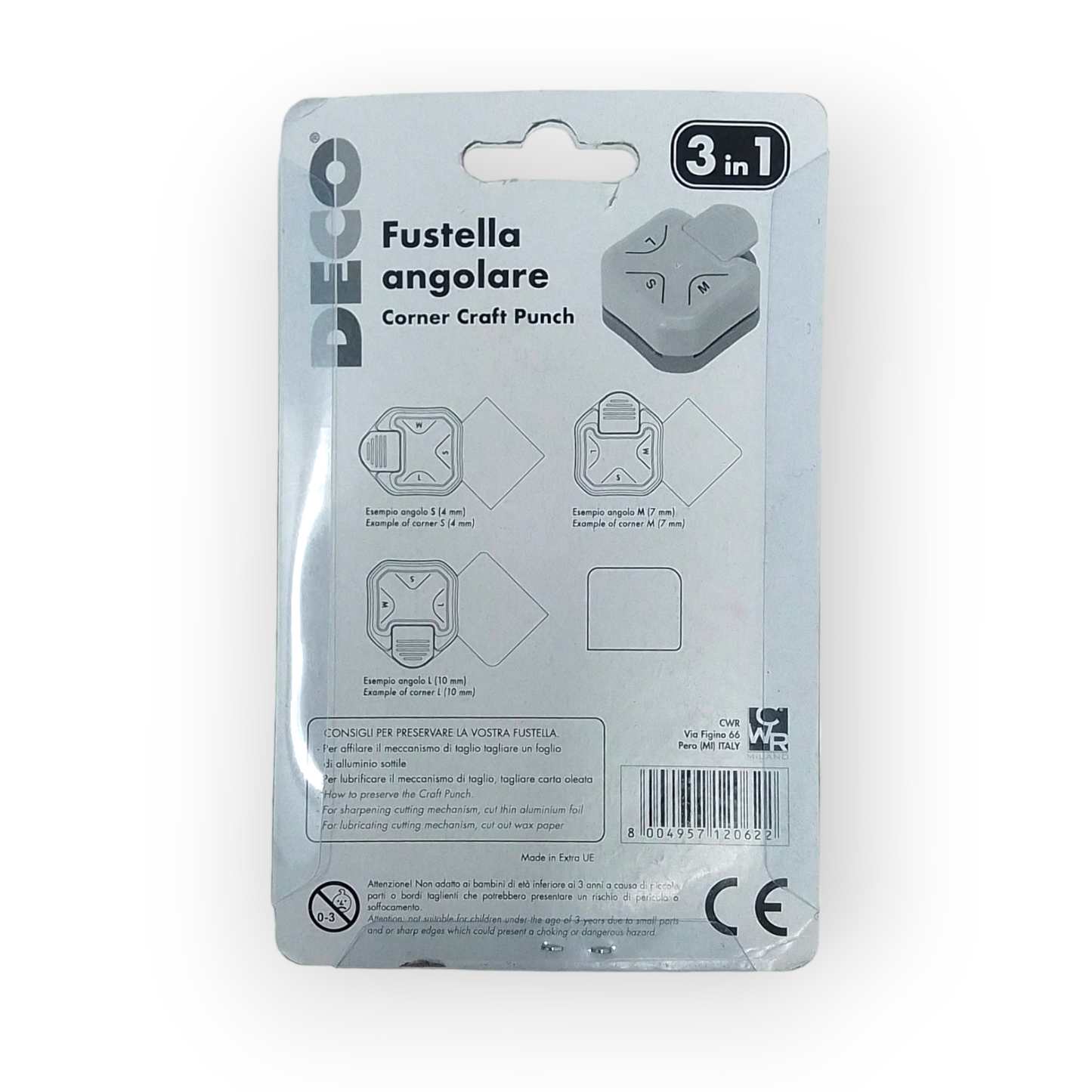 CWR Fustella Angolare 3in1