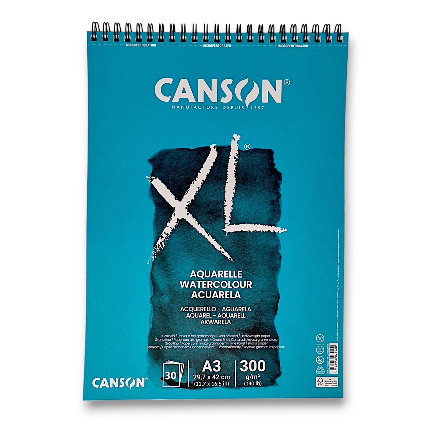 CANSON - XL WATERCOLOUR (CARTA DA ACQUERELLO)
