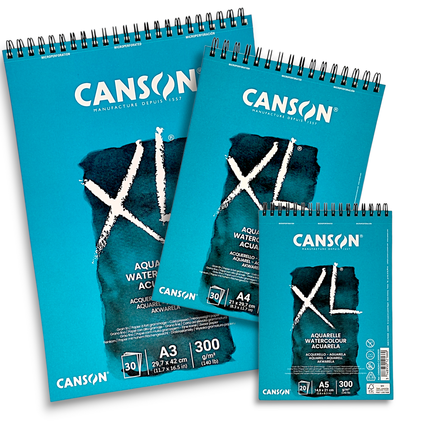 CANSON - XL WATERCOLOUR (CARTA DA ACQUERELLO)