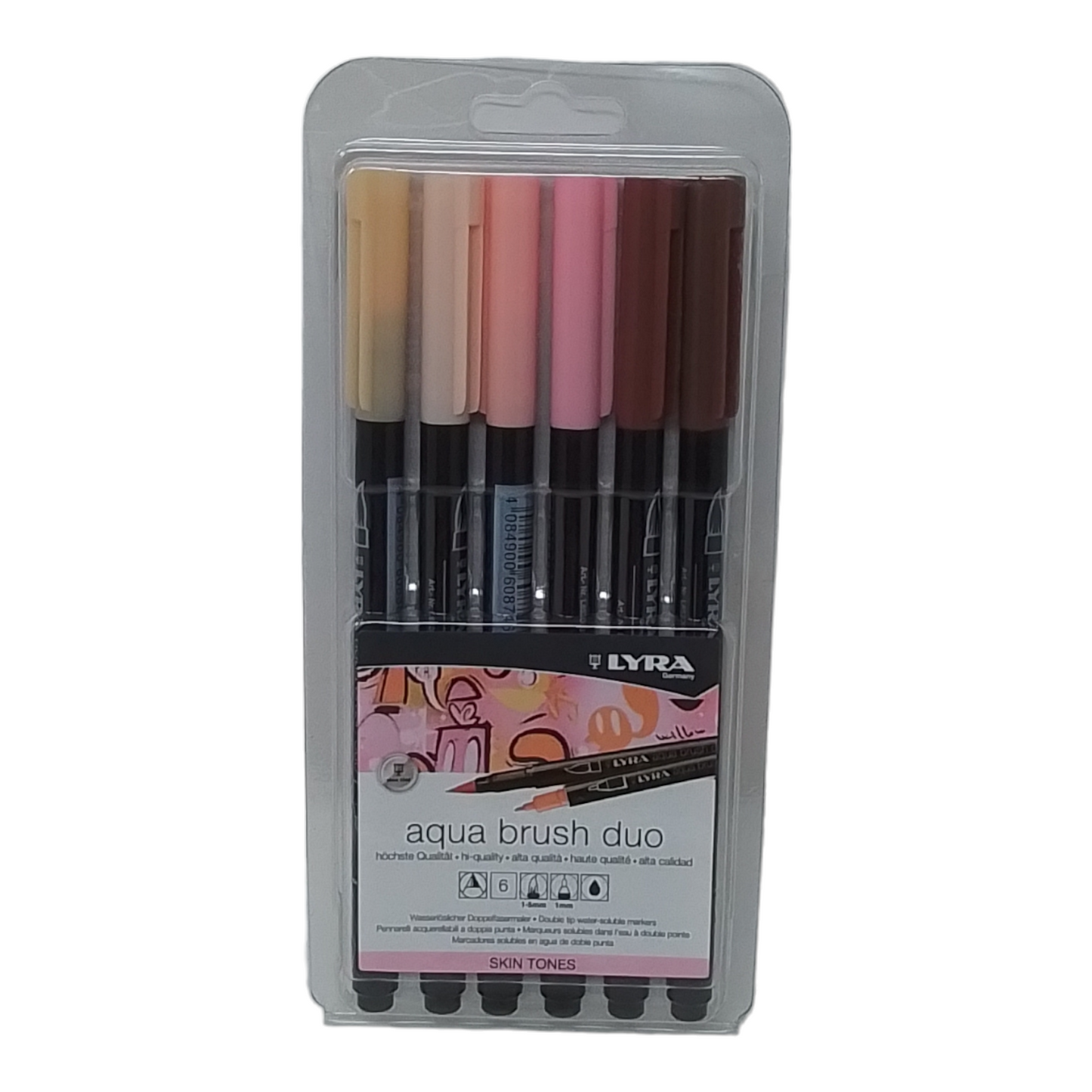 LYRA Aqua Brush Duo - confez. da 6 pezzi (Base Acqua)