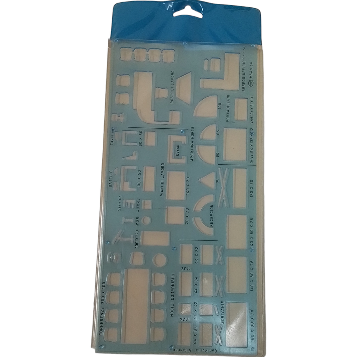 Maschera arredo ufficio 1:50