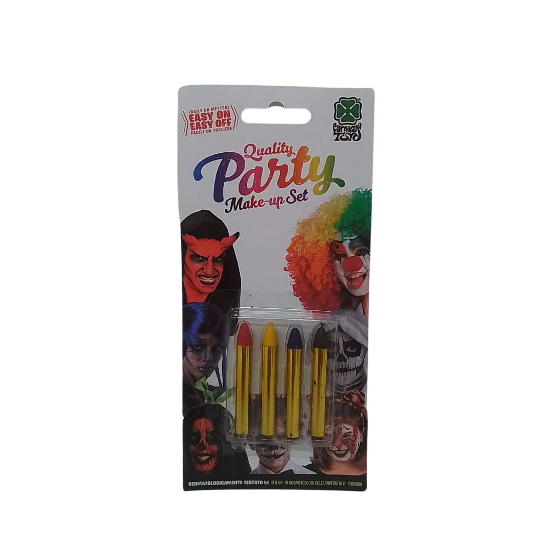 CARNIVAL TOYS - QUALITY PARTY MAKE-UP SET (4 MATITE)