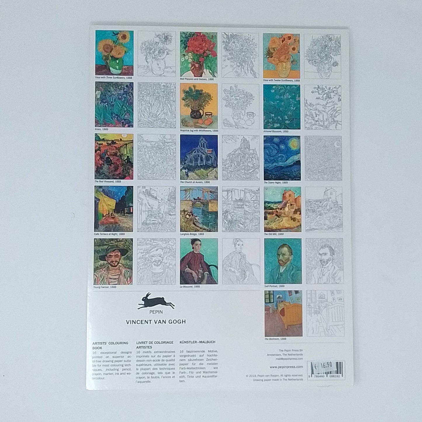 Pepin - Artists Colouring Book