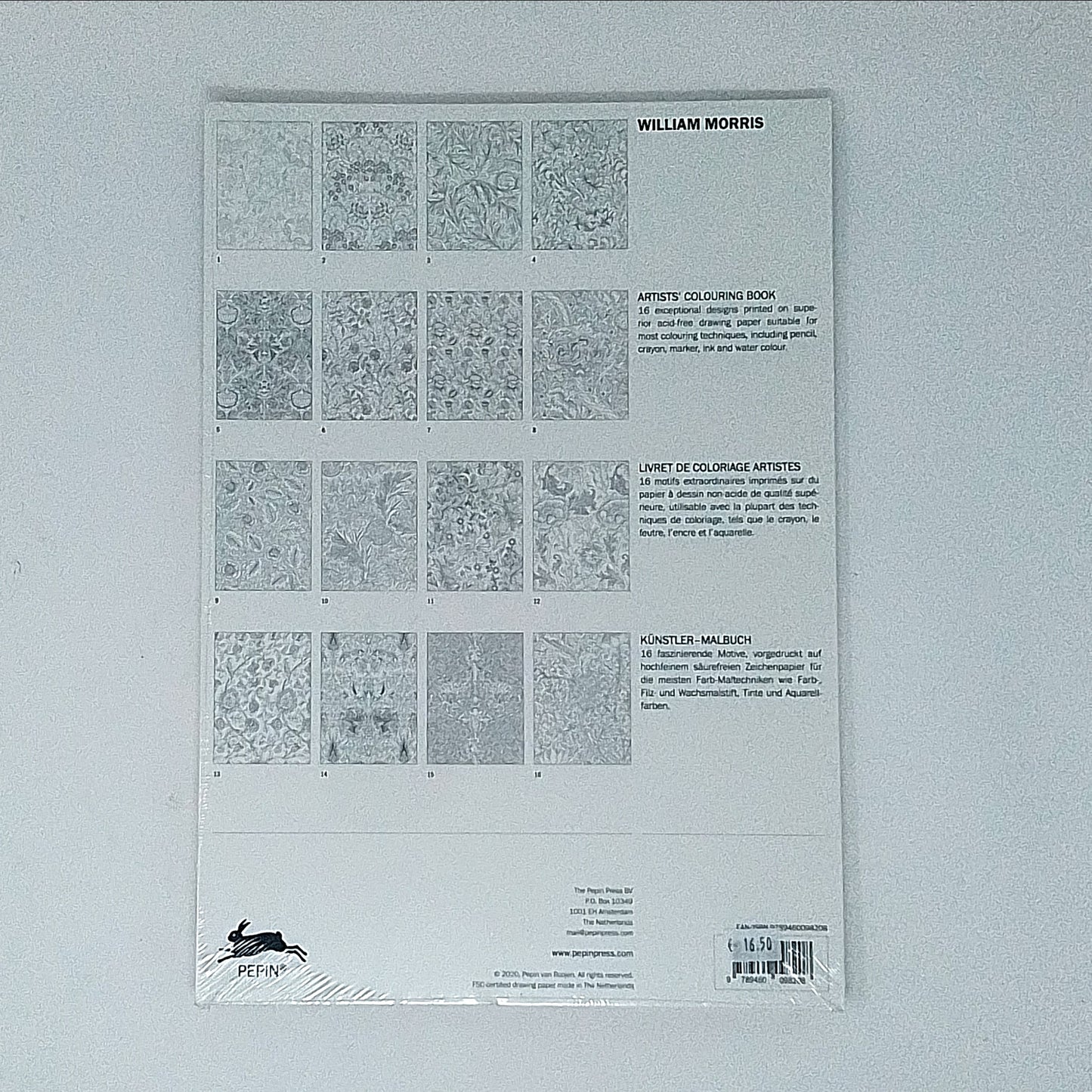 Pepin - Artists Colouring Book