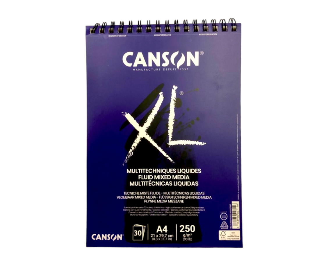 CANSON XL MULTITECHNIQUES LIQUIDES - FORMATO A4