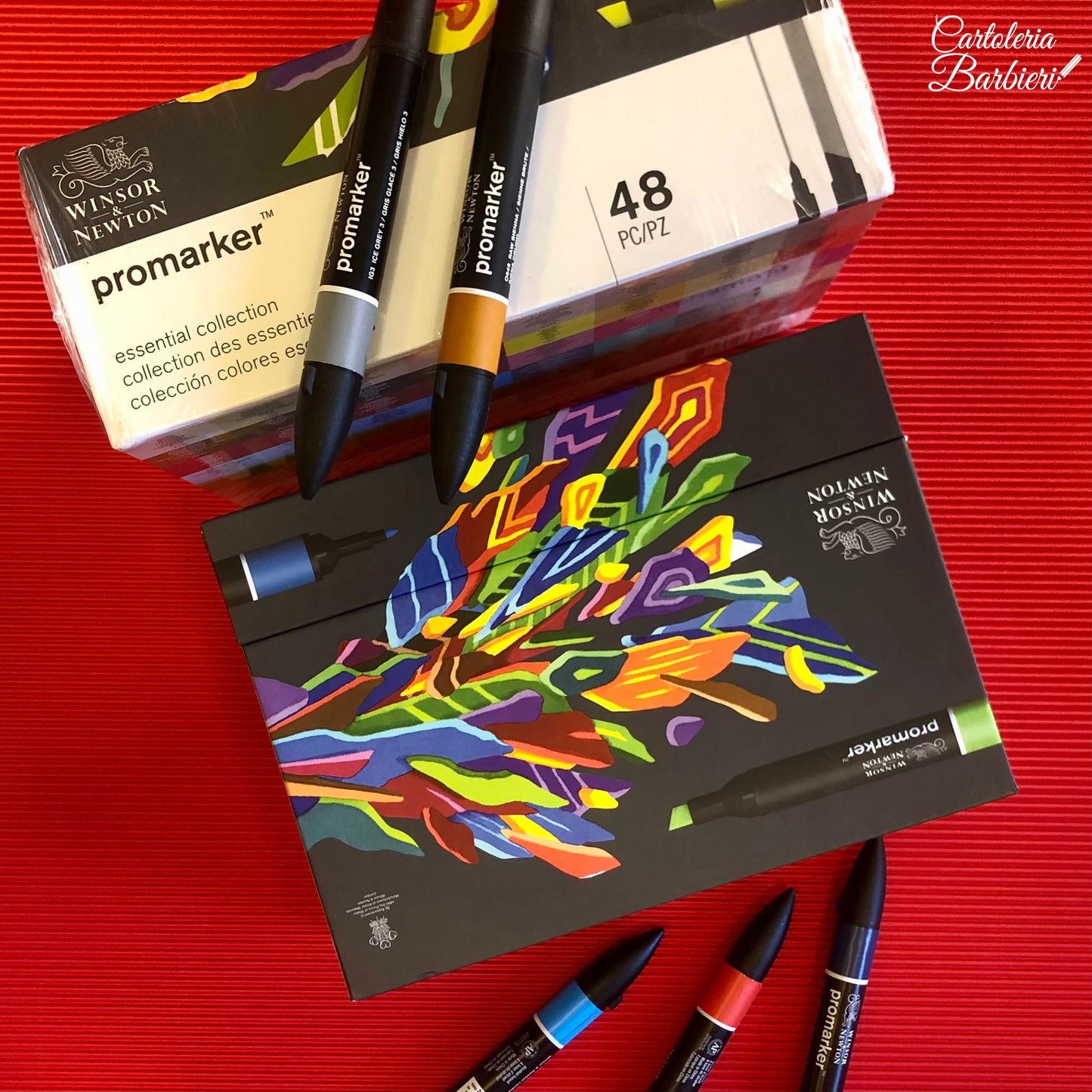 PROMARKER: Scatola magnetica da 48 pz (Base Alcol)