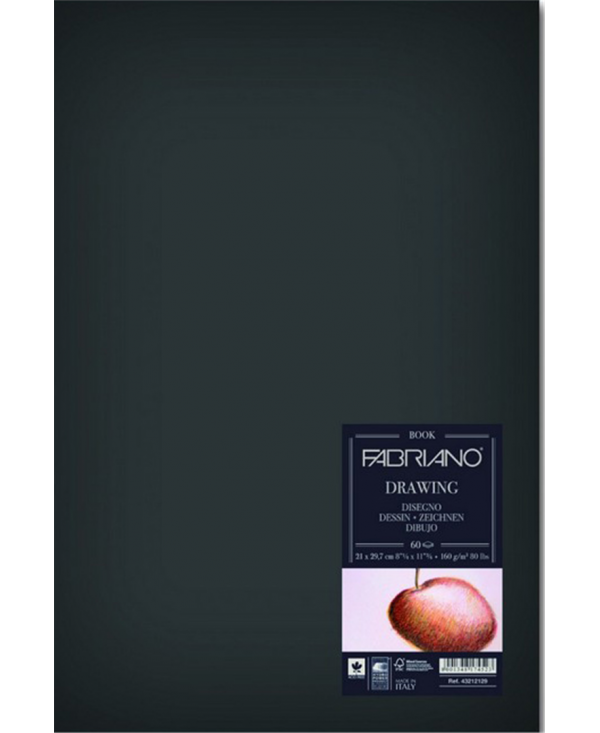 Fabriano Blocco Drawing Book 60 fogli Grana Naturale