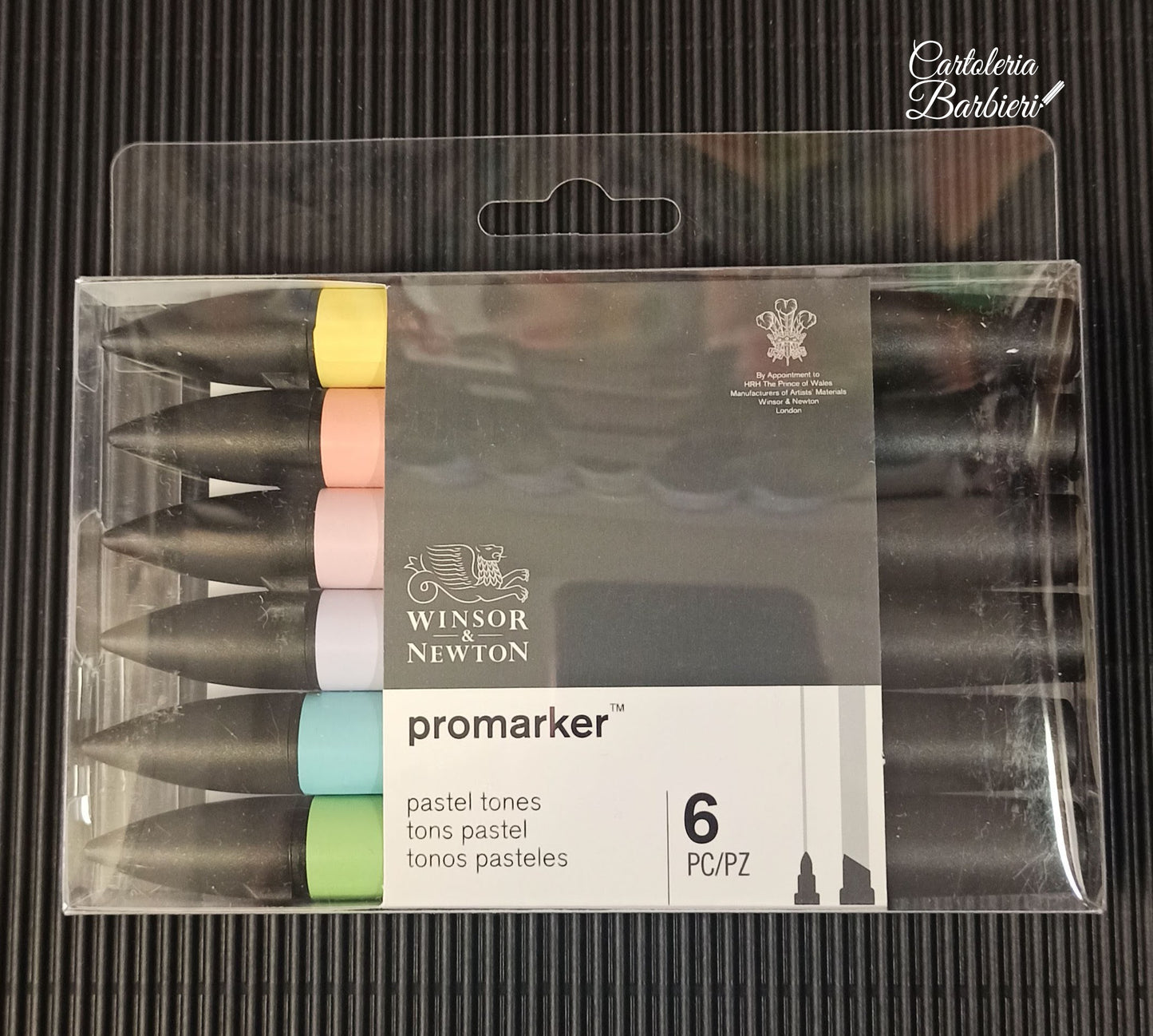 PROMARKER Winsor&Newton (6pz) (Base Alcol)