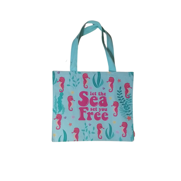 LEGAMI - BEACH BAG LET THE SEA SET YOU FREE