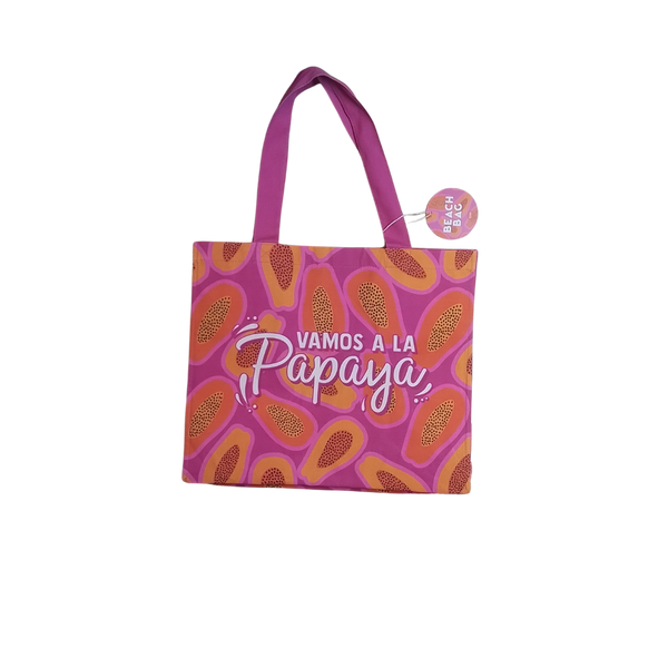 LEGAMI - BEACH BAG VAMOS A LA PAPAYA