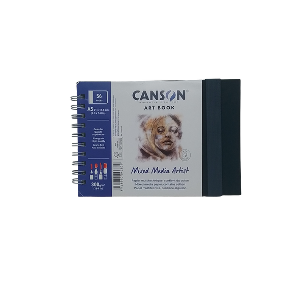 CANSON - MIXED MEDIA ARTIST ART BOOK A5 300GR LC