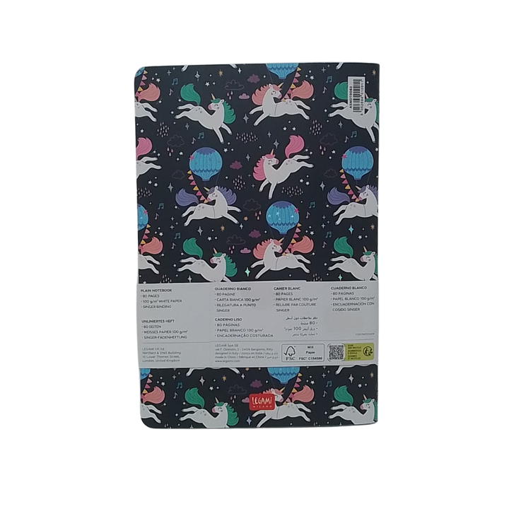 LEGAMI - MAKE EVERY DAY MAGICAL QUADERNO BIANCO 100GR 80 PAGINE