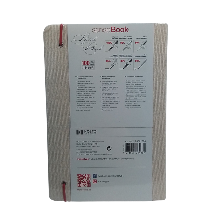 TRANSOTYPE - ALBUM DA DISEGNO SENSEBOOK 144GR A5 200 PAGINE