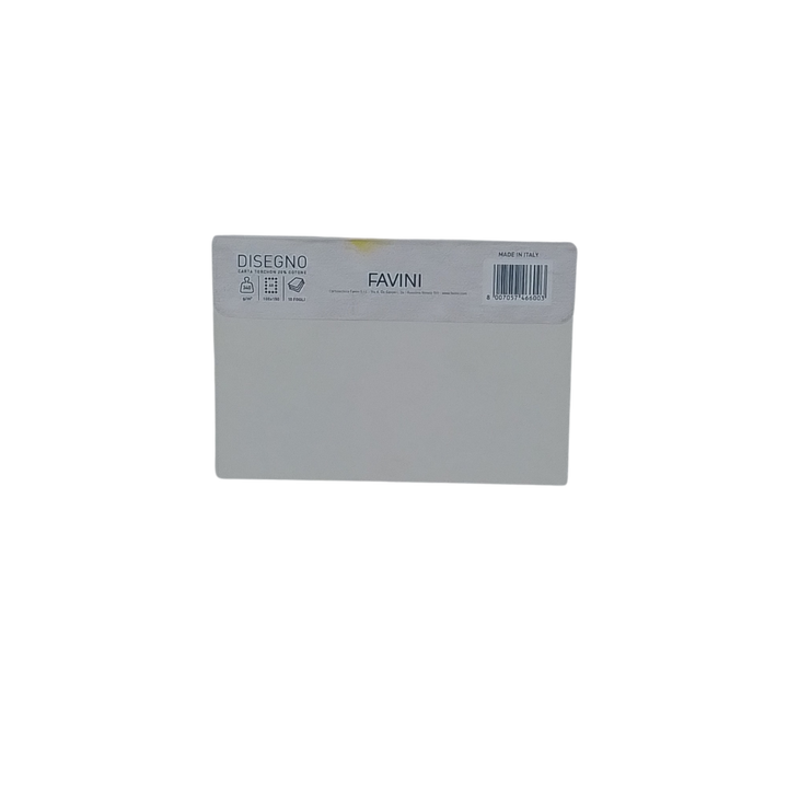 FAVINI - DISEGNO CARTA PER ACQUERELLO 340GR 100X150MM 10 FOGLI