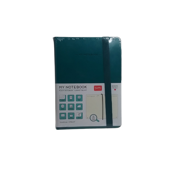 LEGAMI - MY NOTEBOOK VERDE TACCUINO BIANCO 90GR 192 PAGINE NUMERATE