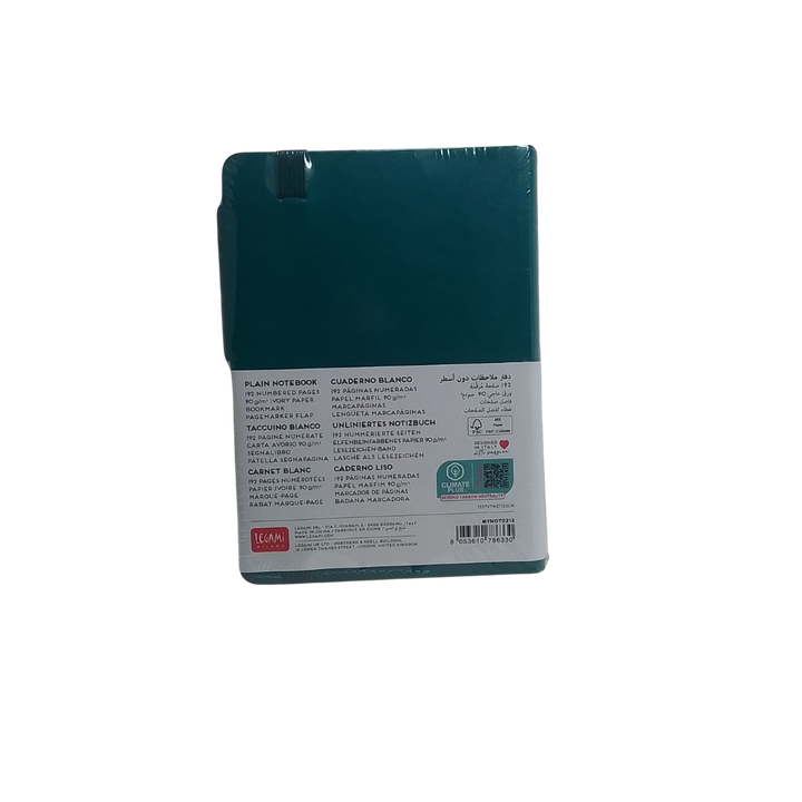 LEGAMI - MY NOTEBOOK VERDE TACCUINO BIANCO 90GR 192 PAGINE NUMERATE