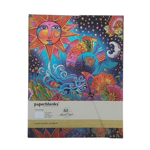 PAPERBLANKS - CELESTIAL MAGIC QUADERNO BIANCO ULTRA COPERTINA RIGIDA 120GR 144 PAGINE