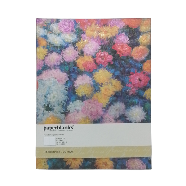 PAPERBLANKS - MONET'S CHRYSANTHEMUMS QUADERNO BIANCO ULTRA COPERTINA RIGIDA 120GR 144 PAGINE