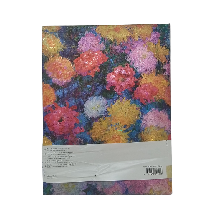 PAPERBLANKS - MONET'S CHRYSANTHEMUMS QUADERNO BIANCO ULTRA COPERTINA RIGIDA 120GR 144 PAGINE