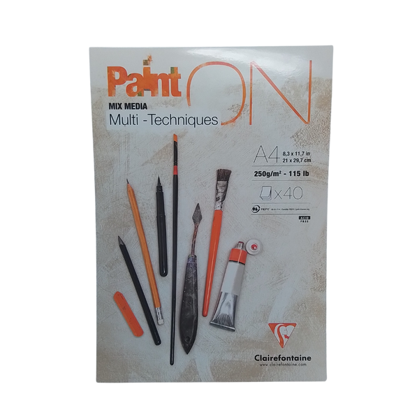 CLAIREFONTAINE - PAINT ON MIX MEDIA MULTI-TECHNIQUES
