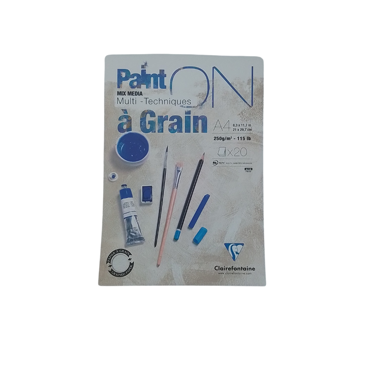 CLAIREFONTAINE - PAINT ON A' GRAIN MIX MEDIA MULTI-TECHNIQUES