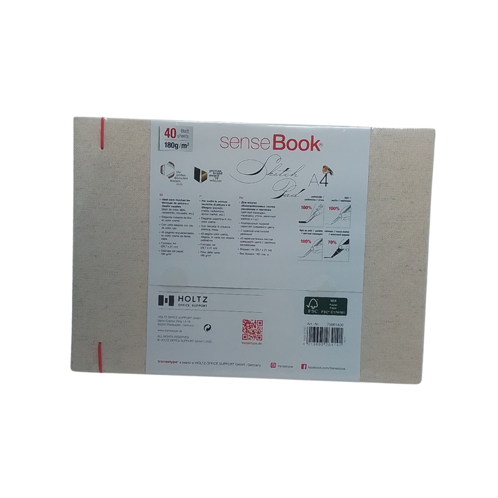 TRANSOTYPE - ALBUM DA DISEGNO SENSEBOOK 180GR A4 40 FOGLI