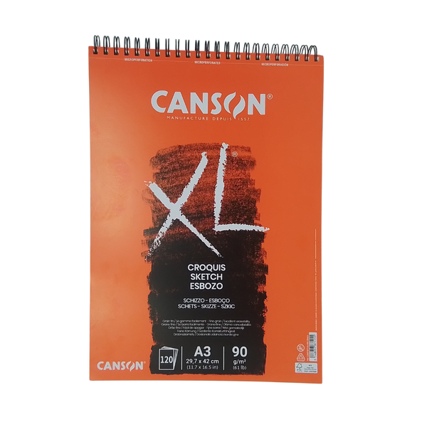 CANSON - BLOCCO XL MICROPERFORATO 90GR A3 SPIRALE LC