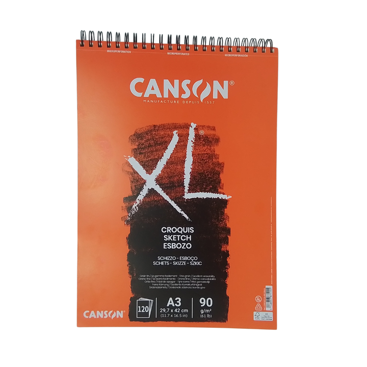 CANSON - BLOCCO XL MICROPERFORATO 90GR A3 SPIRALE LC