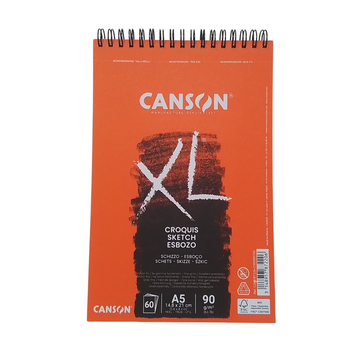 CANSON - BLOCCO XL MICROPERFORATO 90GR A5 SPIRALE LC