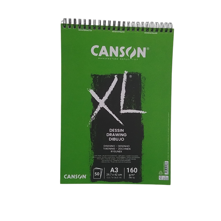 CANSON - BLOCCO XL MICROPERFORATO 160GR A3 SPIRALE LC
