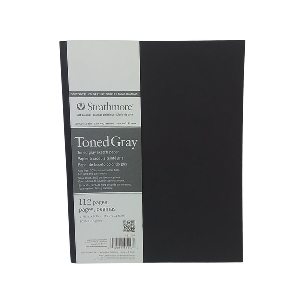 STRATHMORE - QUADERNO TONED GRAY 19,7X24,8