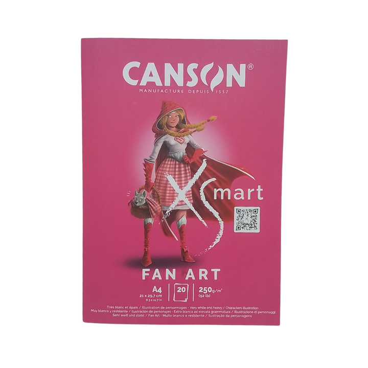 CANSON - BLOCCO XSMART FAN ART 250GR A4