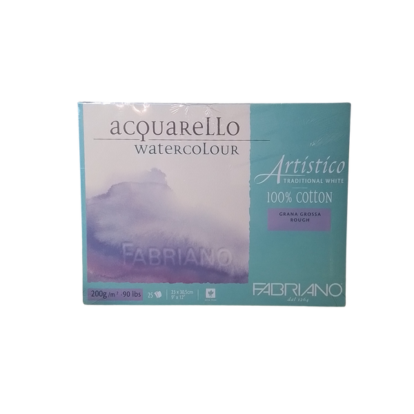 FABRIANO - BLOCCO ACQUARELLO ARTISTICO 200GR 23X30,5