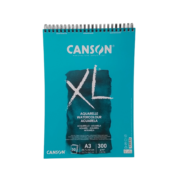CANSON - XL WATERCOLOUR (CARTA PER ACQUERELLO) A3 29.7 X 42