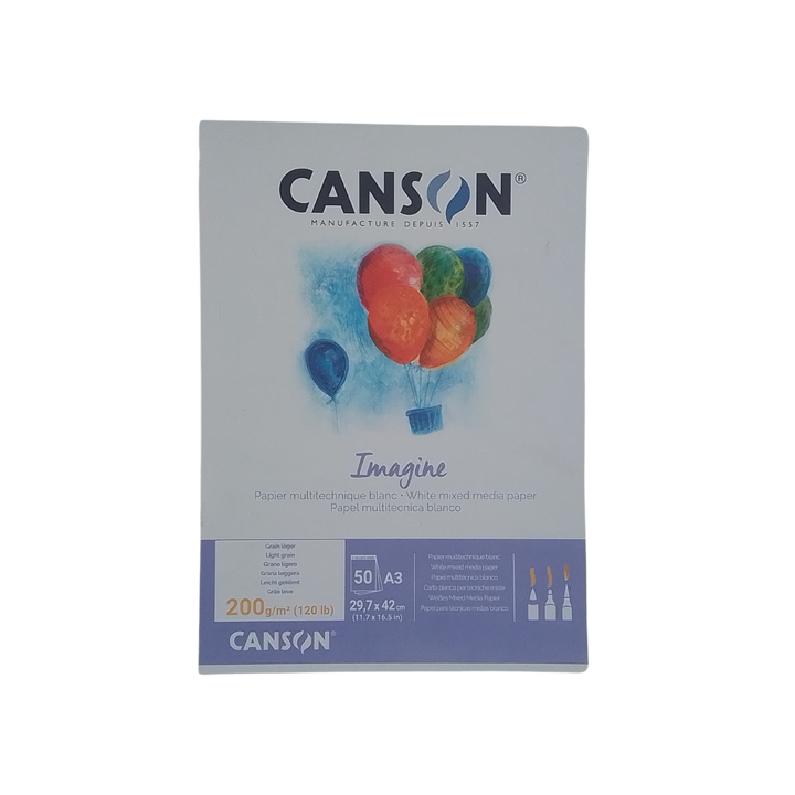 CANSON - IMAGINE BLOCCO A3 200GR
