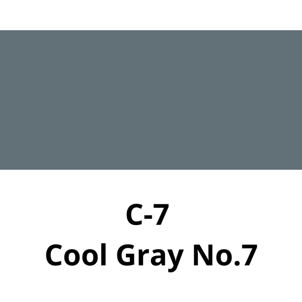 COPIC - CIAO BRUSH PEN SFUSI (SCALA GRIGI) C-7 COOL GRAY NO.7