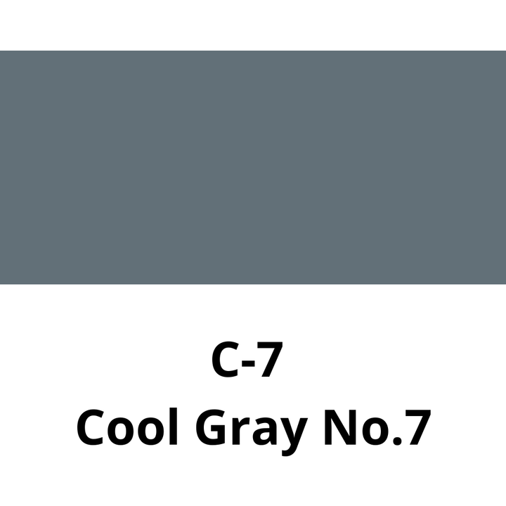 COPIC - CIAO BRUSH PEN SFUSI (SCALA GRIGI) C-7 COOL GRAY NO.7