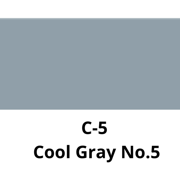 COPIC - CIAO BRUSH PEN SFUSI (SCALA GRIGI) C-5 COOL GRAY NO.5