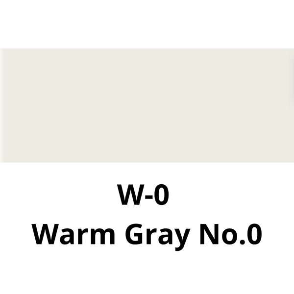 COPIC - CIAO BRUSH PEN SFUSI (SCALA GRIGI) W-0 WARM GREY NO.0