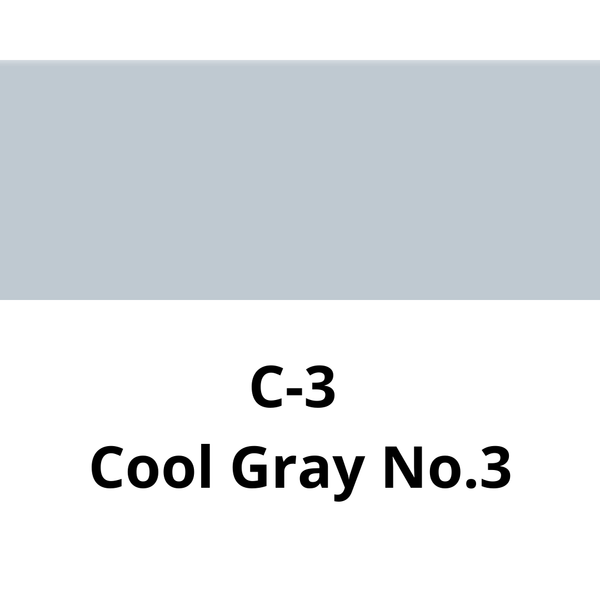 COPIC - CIAO BRUSH PEN SFUSI (SCALA GRIGI) C-3 COOL GRAY NO.3