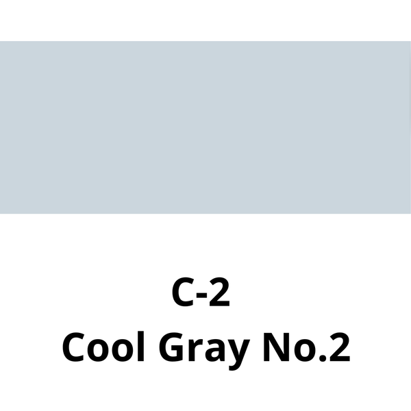 COPIC - CIAO BRUSH PEN SFUSI (SCALA GRIGI) C-2 COOL GRAY NO.2