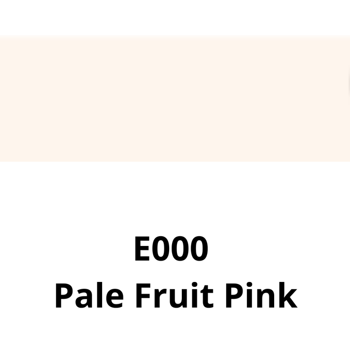 COPIC - CIAO BRUSH PEN SFUSI (TONALITÀ CALDE) E000 PALE FRUIT PINK