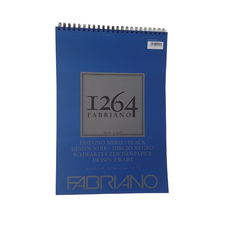 FABRIANO - BLOCCO NERO 1264 200GR 29,7X42