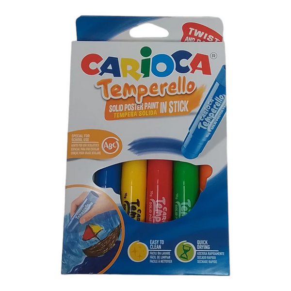 CARIOCA - TEMPERELLO (TEMPERA SOLIDA) CONFEZIONE DA 12