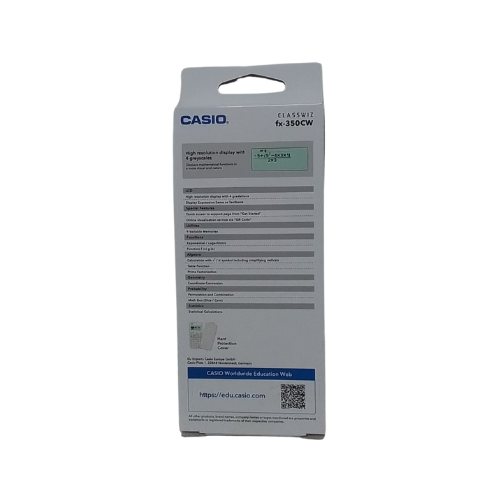 CASIO - CALCOLATRICE SCIENTIFICA FX-350 CW