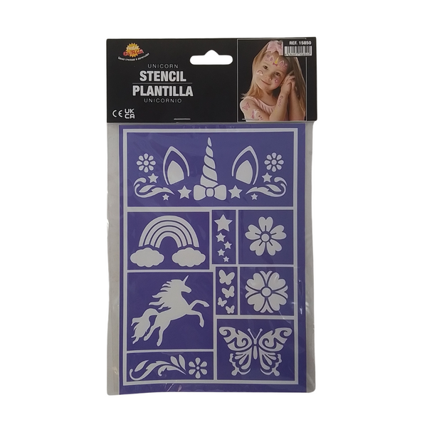 FIESTAS GUIRCA - STENCIL PER TRUCCO UNICORNO