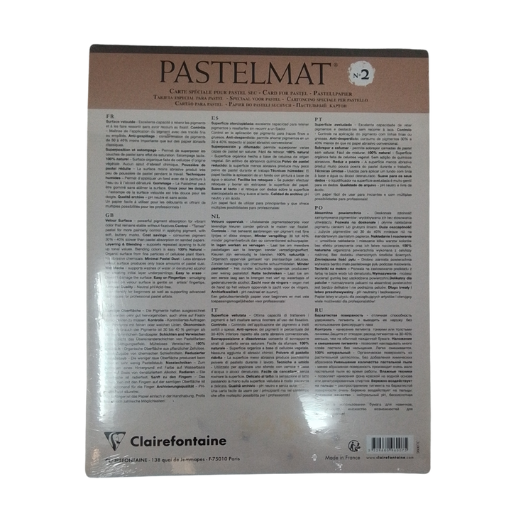 CLAIREFONTAINE - BLOCCO PASTELMAT N°2